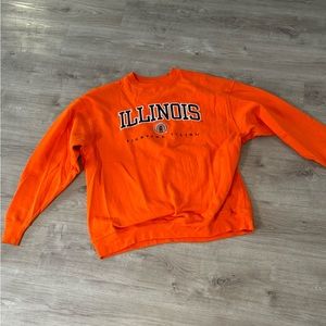 Cadre Illinois Rich Orange Oversized Sweatshirt